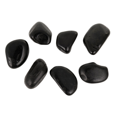 Kamienie polerowane Black Pebble IV 30-50mm do akwarium terrarium 10 kg/OPAK