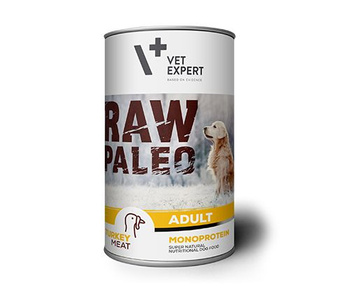 RAW PALEO karma wilgotna dla psów dorosłych - indyk 400g