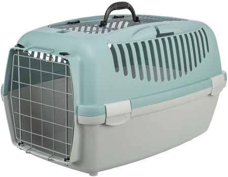 Capri 3 Open Top, transporter, dla psa, jasnoszary/szałwiowy, S: 40 × 38 × 61 cm