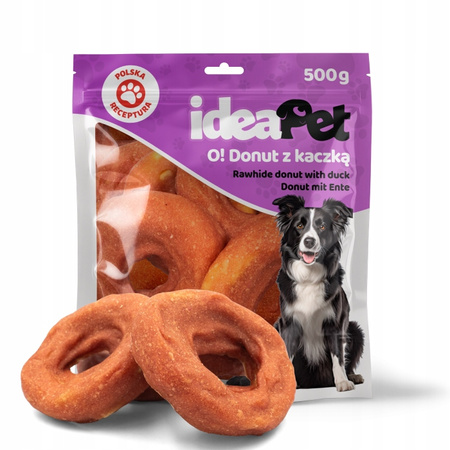 IDEAPET 500g DONUT Z KACZKĄ