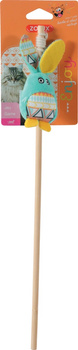 Zolux Zabawka dla kota wędka królik KALI kol. zielony 40 cm