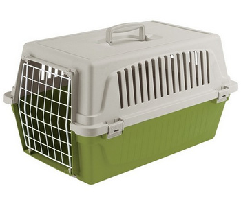 Ferplast Atlas 20 EL - transporter beżowo-szary [73008199]