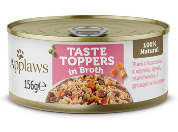 Applaws Dog Taste Toppers puszka z kurczakiem, szynką i warzywami 156g