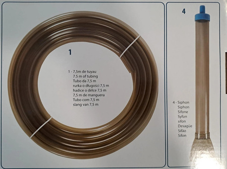 Zolux Syfon In and Out do podmiany wody w akwarium 1,6 x 750 x 1,6 cm
