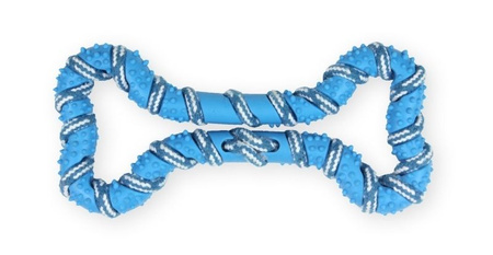 PET NOVA TPR ROPEBONE BLUE 20cm      /10