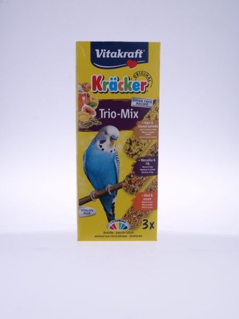 VITAKRAFT KRACKER KOLBY FALISTA TRIO-MIX JAJKO & MORELE & MIÓD 3szt. /10