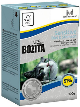 Bozita Feline Diet & Stomach - Sensitive  190g /16 2064