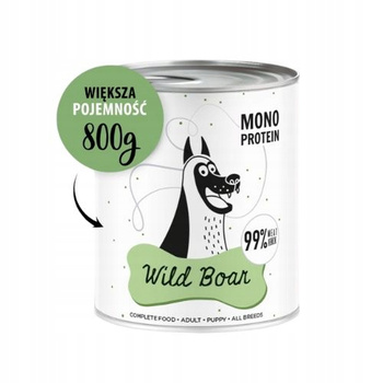 Paka Zwierzaka PEPE Wild Boar (dzik) puszka 800g