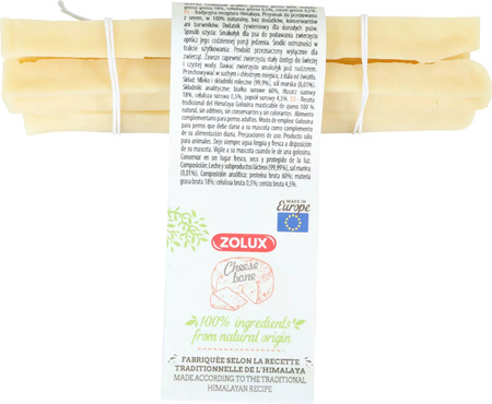 ZOLUX Przysmak naturalny dla psa Ser himalajski XS 4szt. 22 g