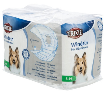 Trixie Pieluchy/Majtki dla suki 12szt/op  S-M  [23632]
