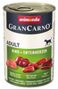 Animonda GranCarno Original Adult Rind Entenherzen Wołowina + Serca kacze puszka 400g