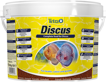 TETRA Discus Granules 10 L  wiadro , pokarm dla ryb akwariowych dyskowców
