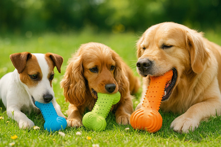 ZOLUX Zabawka kauczukowa dla psa, kość chrupiąca 17 cm różne kolory