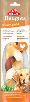 Przysmak 8in1 Delights pleciony sznur Chewy Braid dla psa M/L 80g