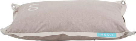 *- ZOLUX Poducha ze zdejmowanym pokrowcem IN and OUT 110 cm kol. brązowy