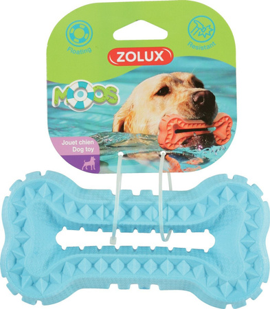 Zolux Zabawka dla psa kość TPR MOOS 16 cm kol. niebieski