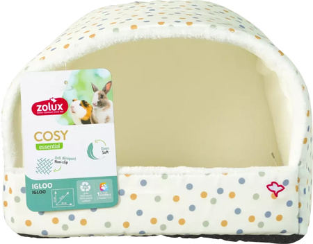 ZOLUX Igloo miękkie dla królika i kawii domowej COSY 28x23x21cm