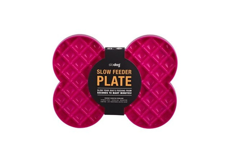 Miska spowalniająca jedzenie SLODOG różowa