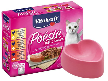 VITAKRAFT KOT 85gx6 POESIE MIĘSO SOS MULTIPACK saszetki /7