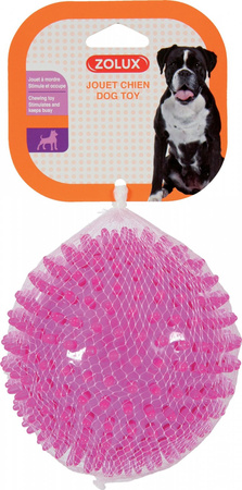 ZOLUX Zabawka dla psa piłka z kolcami TPR POP 13 cm kol. różowy