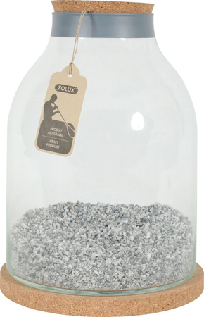 Zolux Akwarium Butelka LIFE 12 l kol. szary