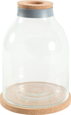 Zolux Akwarium Butelka LIFE 12 l kol. szary