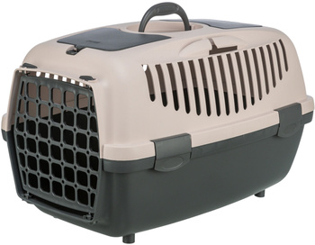 Capri 2, transporter, dla psa, ciemnoszary/róż, XS–S: 37 × 34 × 55 cm