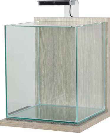 *- ZOLUX Zestaw akwarystyczny JALAYA XL 250x250x300 mm 18,7 l kol. szary