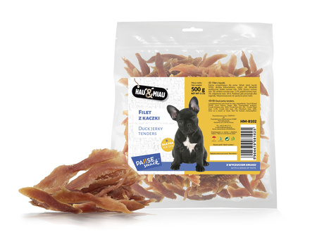 HAU&MIAU 8102 FILETY Z KACZKI 500G