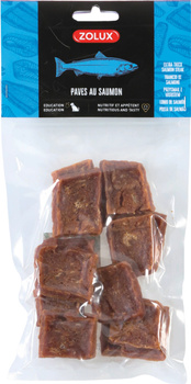 Zolux Przysmak naturalny dla psa Stek z łososia w kawałkach 100 g