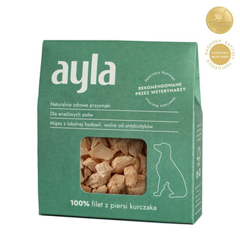 AYLA filet z piersi kurczaka - liofilizowane przysmaki dla psa (28g)