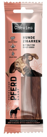 Chewies Hundezigarren Pferd & Hanf - konina & konopie 75g