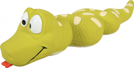Zolux Zabawka lateksowa dla psa piszcząca Wąż 24,5 cm, różne kolory