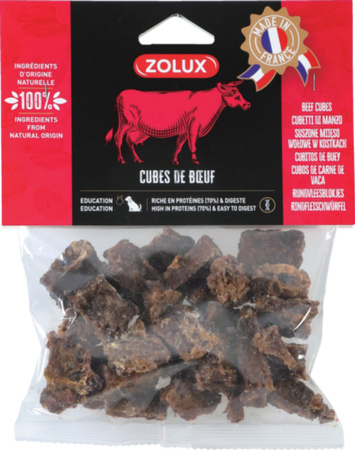 ZOLUX Przysmak naturalny dla psa Kostki wołowe duże 150 g