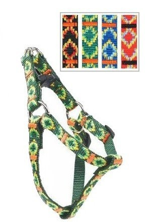 CHABA Szelki taśma ozdobne nr 4 - obwód 70cm czerwone