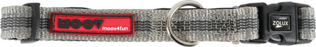 Zolux Obroża dla psa regulowana MOOV 25 mm kol. szary