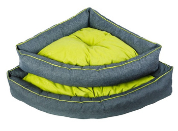 Diversa Legowisko Corner M szaro-żółty