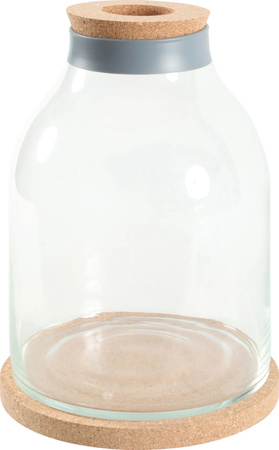 Zolux Akwarium Butelka LIFE 12 l kol. szary