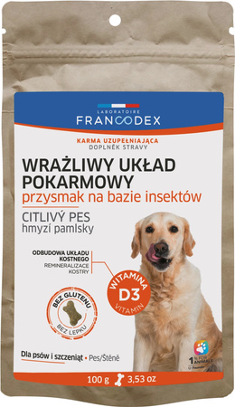 Francodex Przysmak dla kotów z wrażliwym układem pokarmowym Sensible 100 g