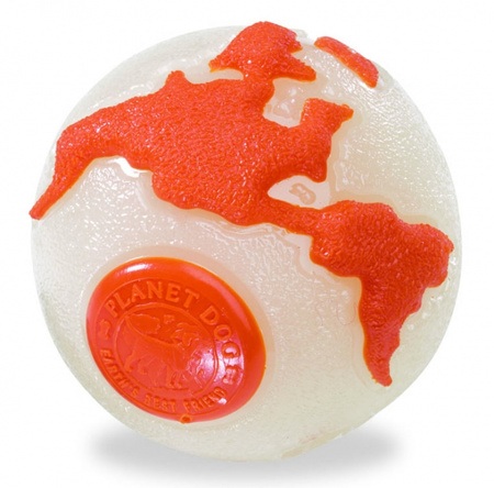 PLANET DOG ORBEE BALL BEŻ/POM S