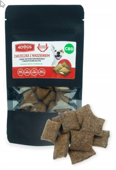 4DOGS CIASTECZKA Z POROŻEM Z CBD  60g      /15