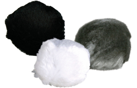 TX-4123 PIŁKA FUTRZANA 3CM Z DZWONKIEM /140