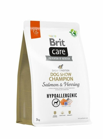 Brit Care Hypoallergenic Dog Show Champion Salmon & Herring 3kg