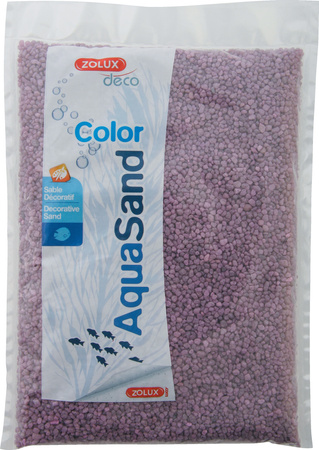 ZOLUX Żwirek do akwarium Aquasand Color liliowy fiolet 1 kg