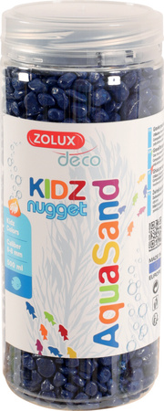 ZOLUX Żwirek do akwarium Aquasand KIDZ Nugget 500 ml kol. niebieski