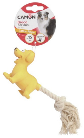 Camon Lateksowa zabawka z liną 15cm