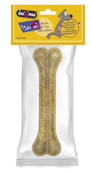 KOŚĆ PRASOWANA HM NATURALNA, 20cm 10szt/op, 1,6 kg/op