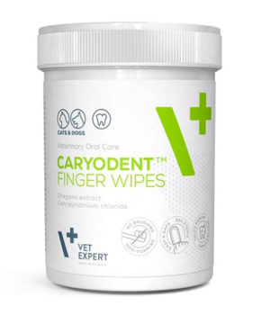 CARYODENT FINGER WIPES NAKLADKI NA PALEC POJEMNIK - 50 SZTUK